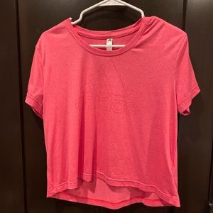 Adidas pink top